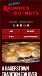 Mobile Screenshot of krumpesdonuts.com